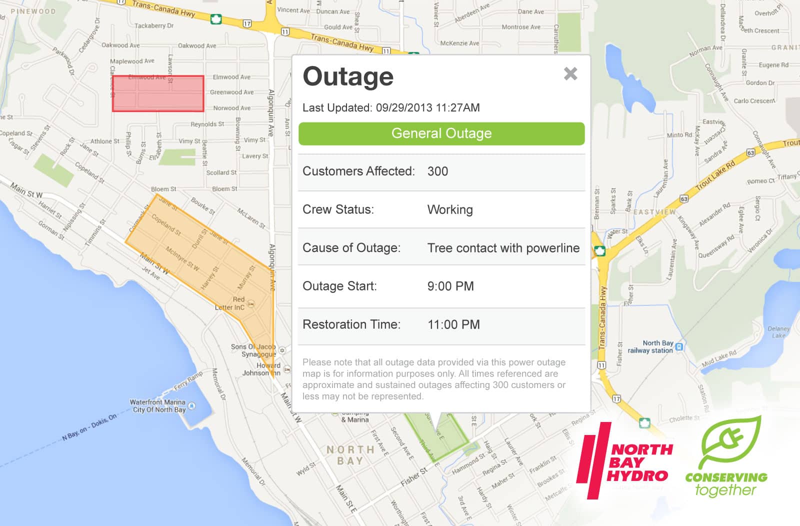 North Bay Hydro Launches New Power Outages Map Clark Communications